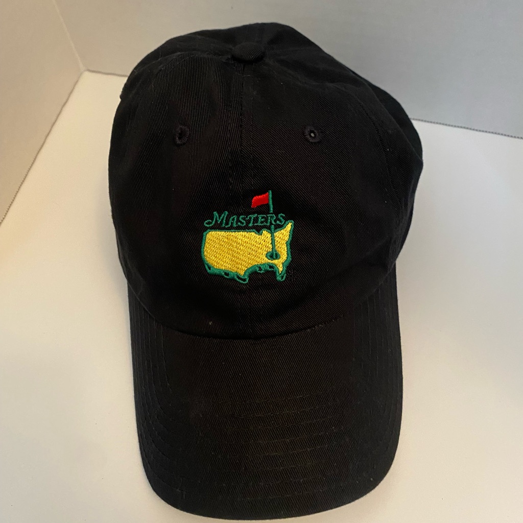 Masters Augusta Pga Golf Tournament Vintage Authentic Black Cap Hat